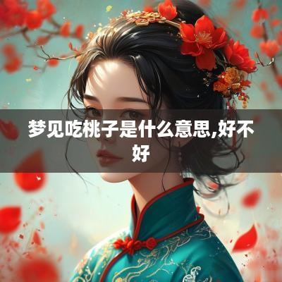 梦见吃桃子是什么意思,好不好
