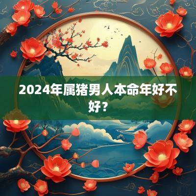 2025年属猪男人本命年好不好？