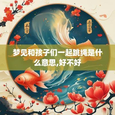 梦见和孩子们一起跳绳是什么意思,好不好