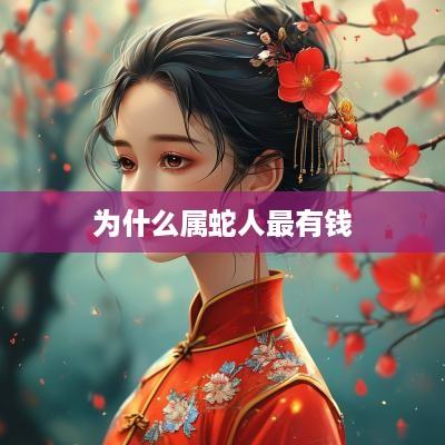 为什么属蛇人最有钱