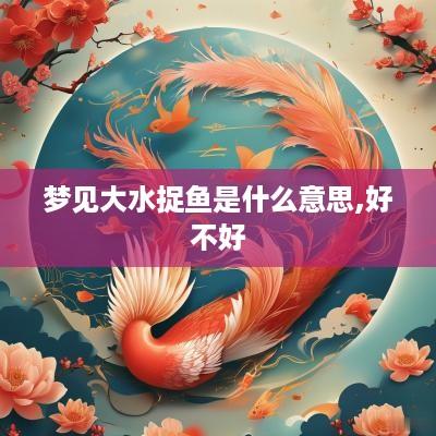梦见大水捉鱼是什么意思,好不好