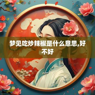 梦见吃炒辣椒是什么意思,好不好