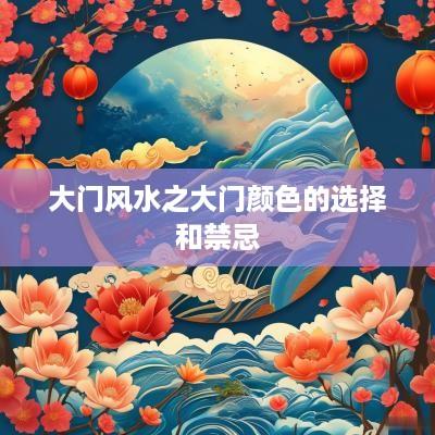 大门风水之大门颜色的选择和禁忌