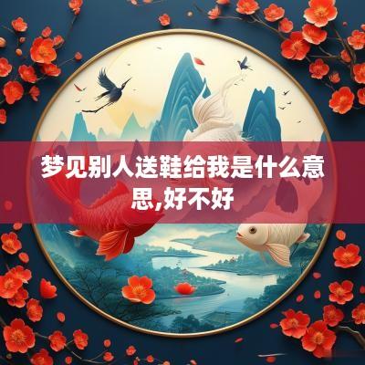 梦见别人送鞋给我是什么意思,好不好