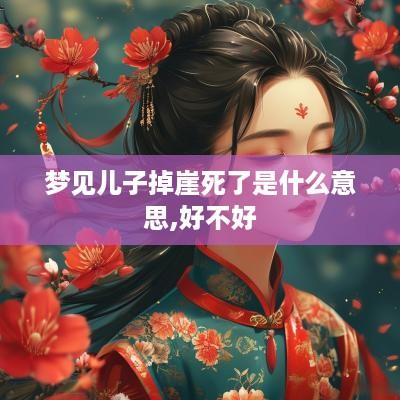 梦见儿子掉崖死了是什么意思,好不好