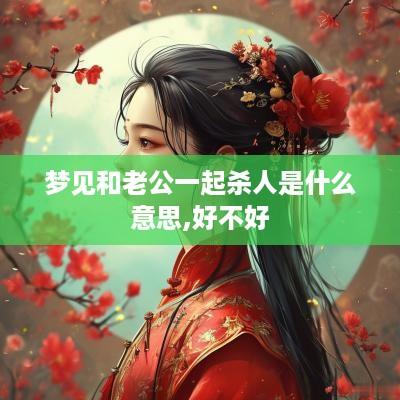 梦见和老公一起杀人是什么意思,好不好