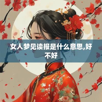 女人梦见读报是什么意思,好不好
