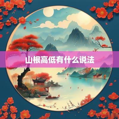 山根高低有什么说法