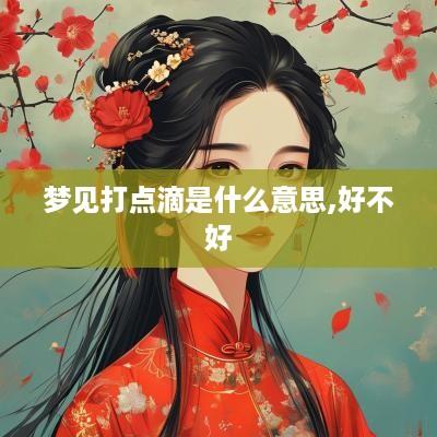 梦见打点滴是什么意思,好不好