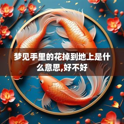 梦见手里的花掉到地上是什么意思,好不好