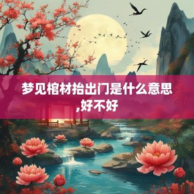 梦见棺材抬出门是什么意思,好不好