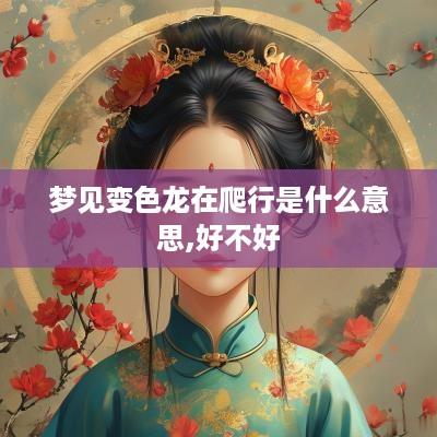 梦见变色龙在爬行是什么意思,好不好