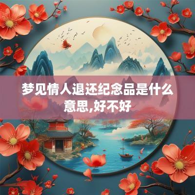 梦见情人退还纪念品是什么意思,好不好