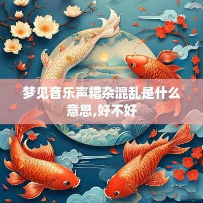 梦见音乐声糟杂混乱是什么意思,好不好