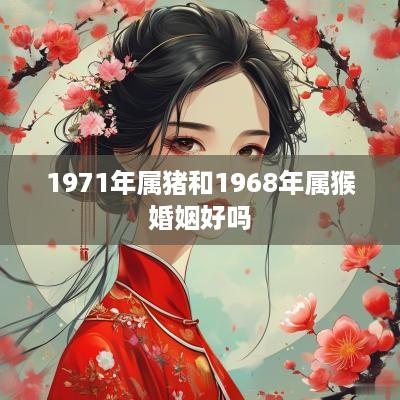 1971年属猪和1968年属猴婚姻好吗