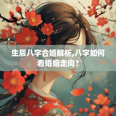 生辰八字合婚解析,八字如何看婚姻走向？