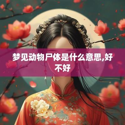梦见动物尸体是什么意思,好不好