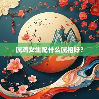 属鸡女生配什么属相好？