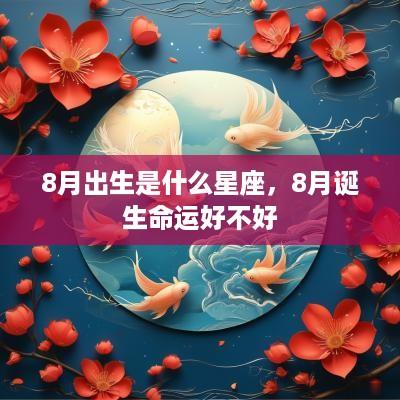 8月出生是什么星座，8月诞生命运好不好