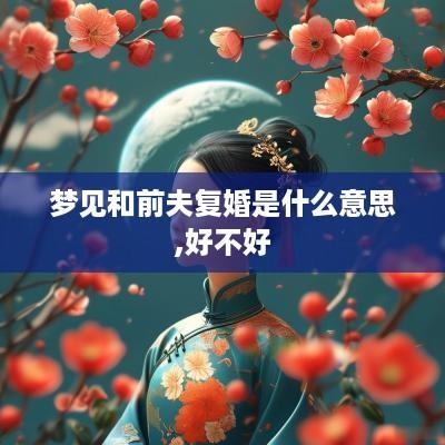 梦见和前夫复婚是什么意思,好不好