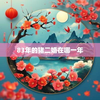 83年的猪二婚在哪一年