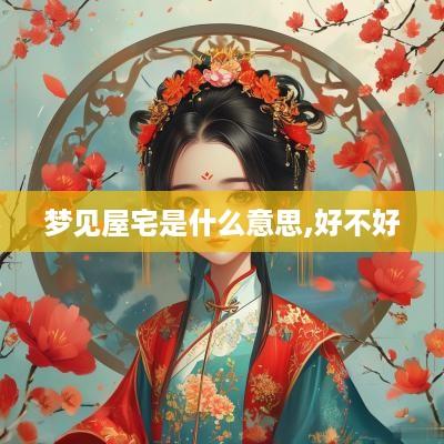梦见屋宅是什么意思,好不好