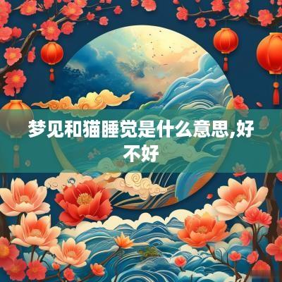 梦见和猫睡觉是什么意思,好不好