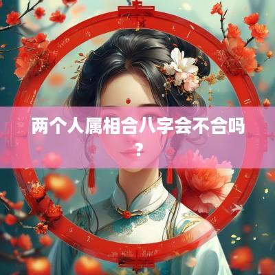 两个人属相合八字会不合吗？