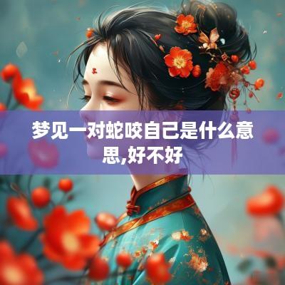 梦见一对蛇咬自己是什么意思,好不好