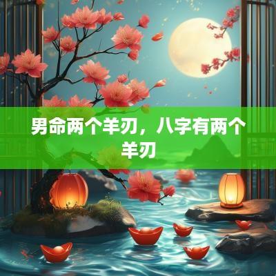 男命两个羊刃，八字有两个羊刃