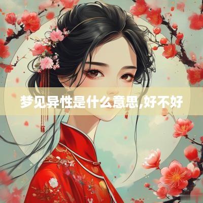 梦见异性是什么意思,好不好