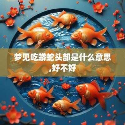 梦见吃蟒蛇头部是什么意思,好不好