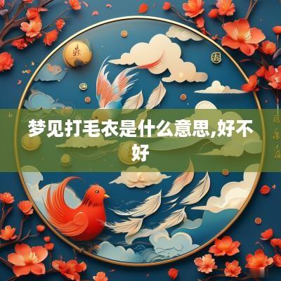 梦见打毛衣是什么意思,好不好