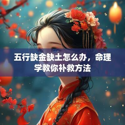 五行缺金缺土怎么办，命理学教你补救方法