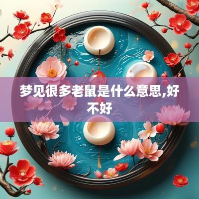 梦见很多老鼠是什么意思,好不好