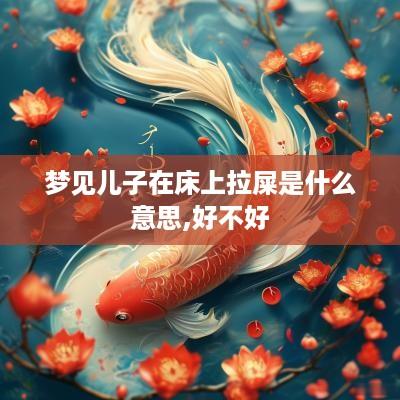 梦见儿子在床上拉屎是什么意思,好不好