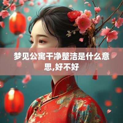 梦见公寓干净整洁是什么意思,好不好