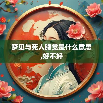 梦见与死人睡觉是什么意思,好不好
