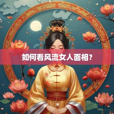 如何看风流女人面相？