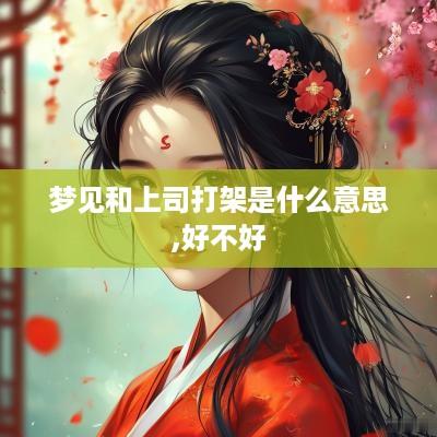 梦见和上司打架是什么意思,好不好