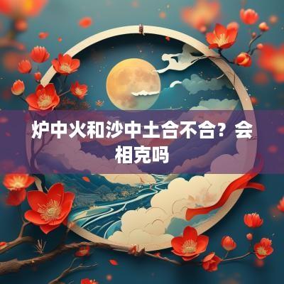 炉中火和沙中土合不合？会相克吗