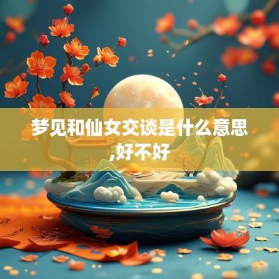 梦见和仙女交谈是什么意思,好不好