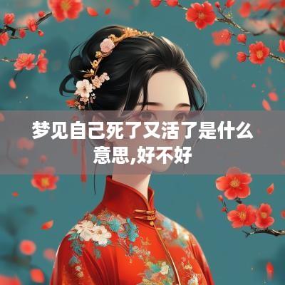 梦见自己死了又活了是什么意思,好不好