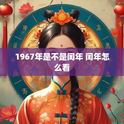 1967年是不是闰年 闰年怎么看