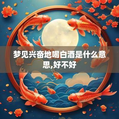 梦见兴奋地喝白酒是什么意思,好不好