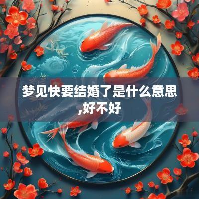 梦见快要结婚了是什么意思,好不好
