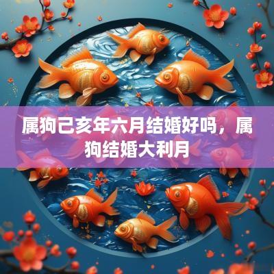 属狗己亥年六月结婚好吗，属狗结婚大利月