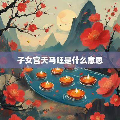 子女宫天马旺是什么意思