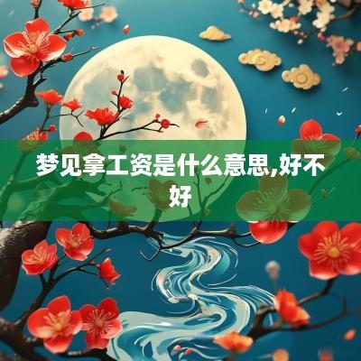 梦见拿工资是什么意思,好不好