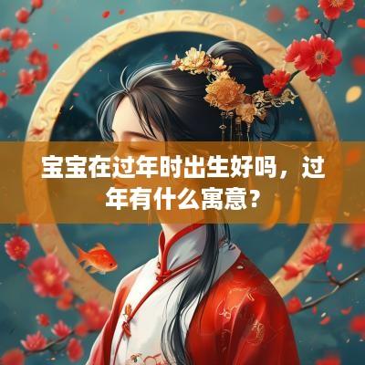 宝宝在过年时出生好吗，过年有什么寓意？